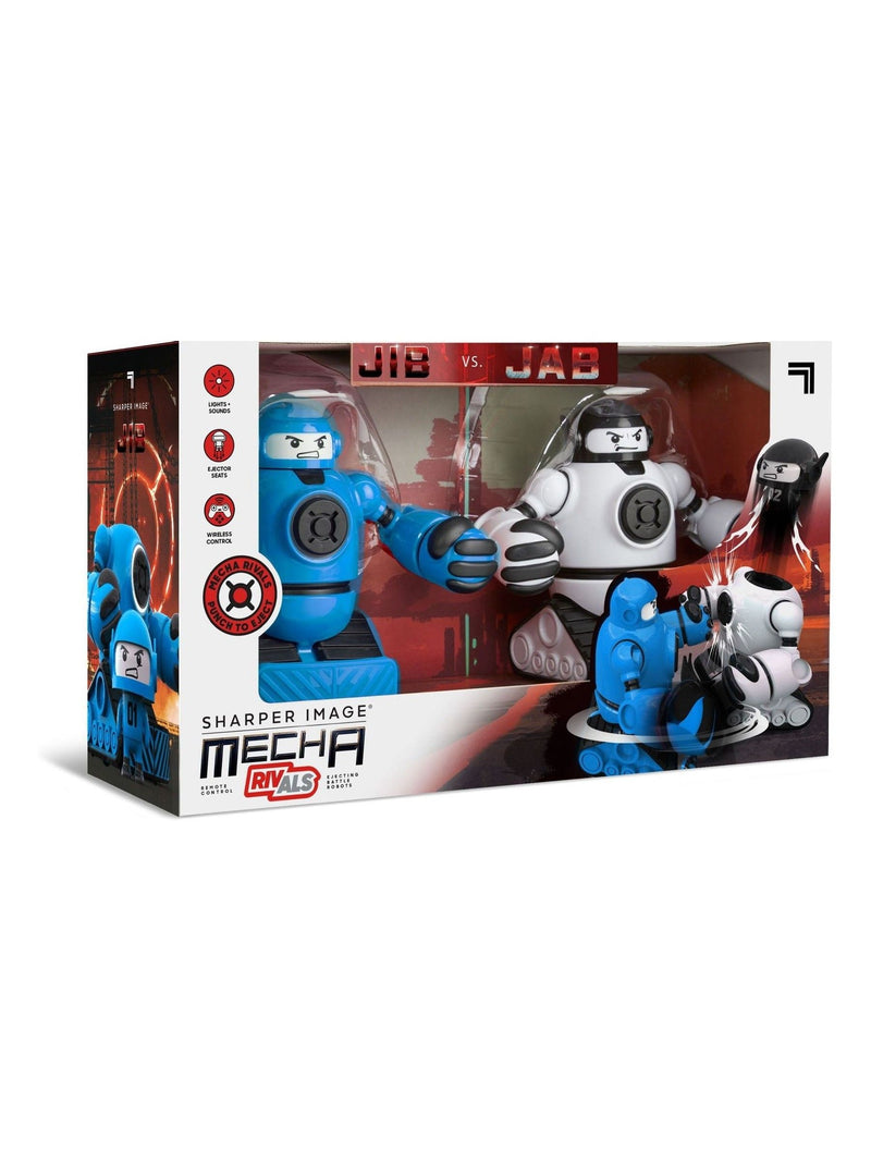 Sharper Image Mecha Rivals RC ejecting battle robots 19cm - British product