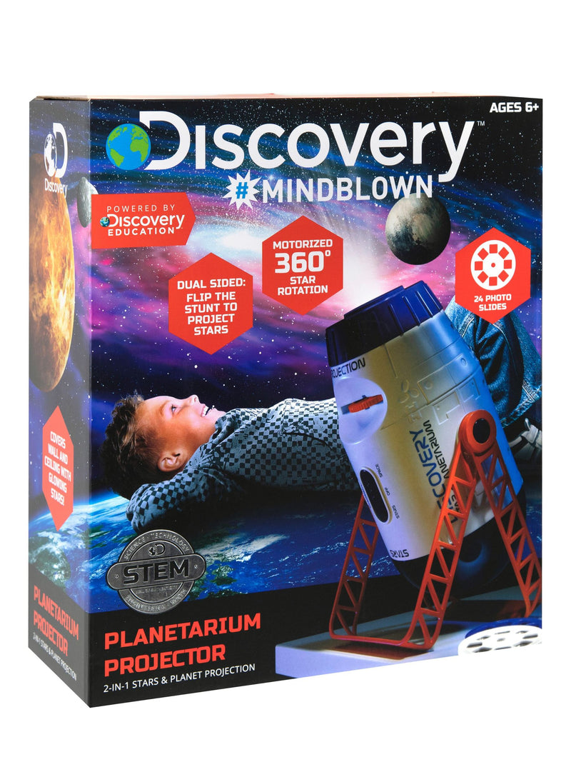 Discovery Mindblown 2-in-1 reversible planetarium projector - British product