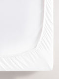 White 100% cotton jersey baby fitted sheets 2 pack, imported from the UK