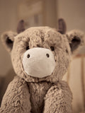 Hamish brown Highland cow plush toy 21cm, UK version
