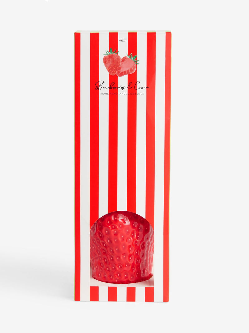 Strawberries & Cream reed diffuser 180ml (British brand)
