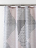 Catherine Lansfield Blush Larrson Geo shower curtain - British product