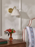 Nina Campbell Sagano wall light cream brass 18cm - British product