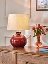 Next Nina Campbell Red Melograno Table Lamp- Buy online at McGrocer
