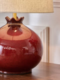 Nina Campbell red Melograno table lamp 39.6cm (British brand)