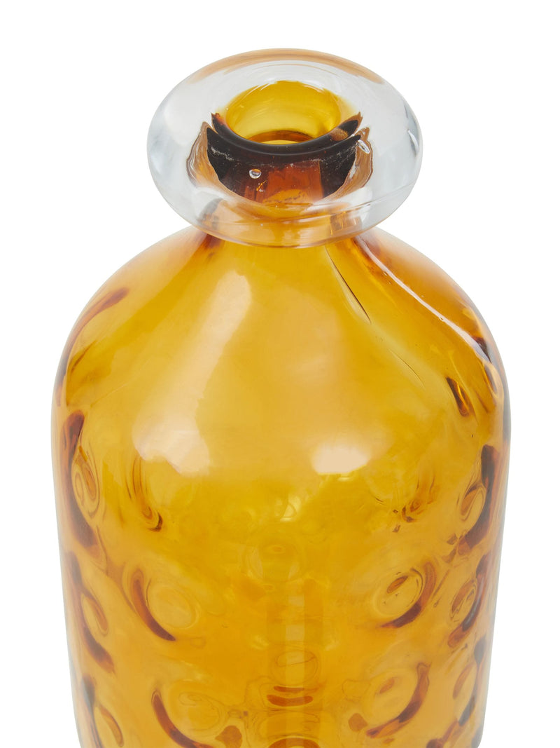 Fifty Five South amber huda tall glass bottle vase 34cm - British product