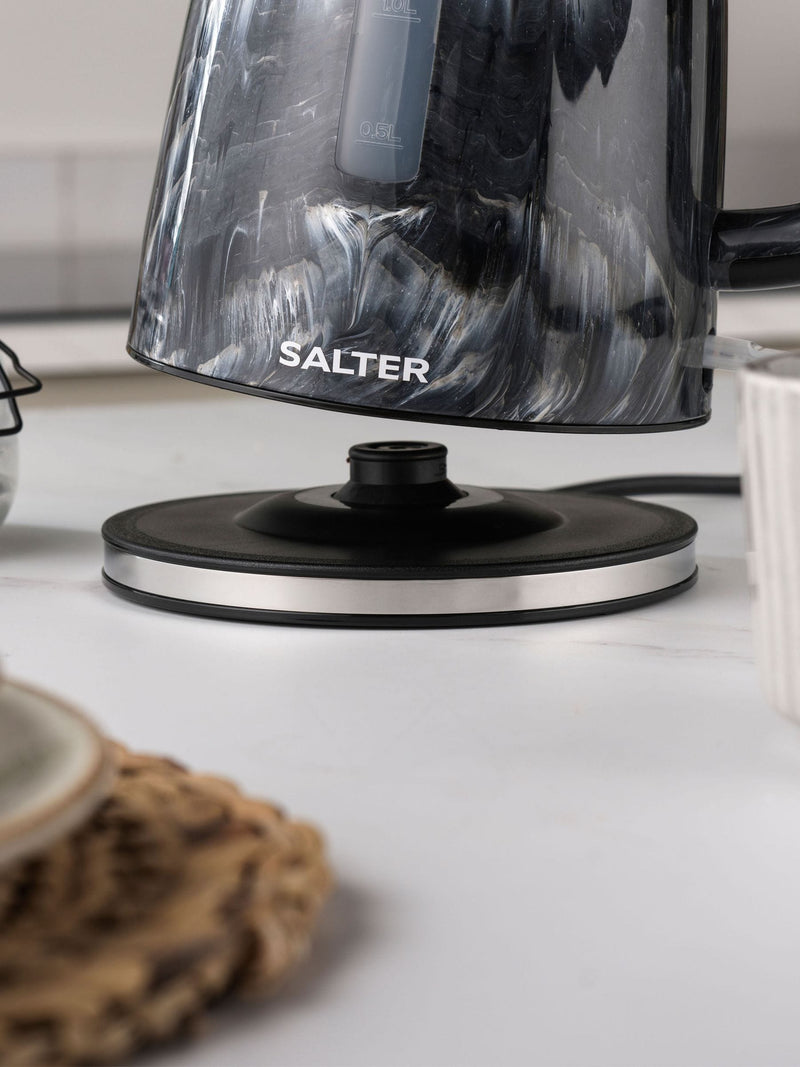 Salter Black Marble Rapid Boil Kettle