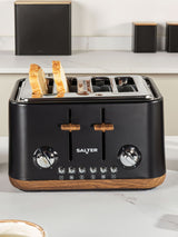 Next Salter Black Toronto 4 Slice Toaster- Buy online at McGrocer