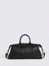 Next MOSS Black Grained Leather Holdall- Buy online at McGrocer