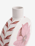 Rockett St George white pink oriental ceramic vase, imported from the UK