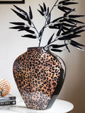 Rockett St George leopard large vase, imported from the UK