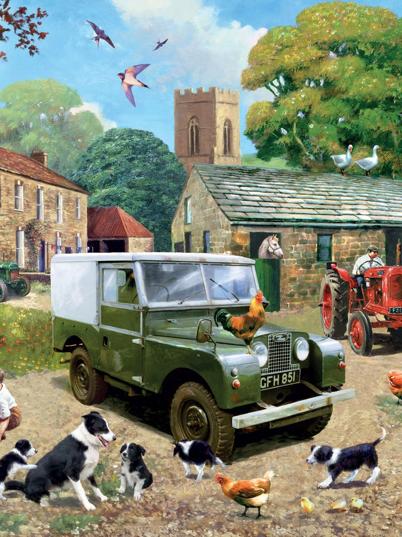 Kidikraft nostalgia farm jigsaw puzzle 1000 pieces, UK version