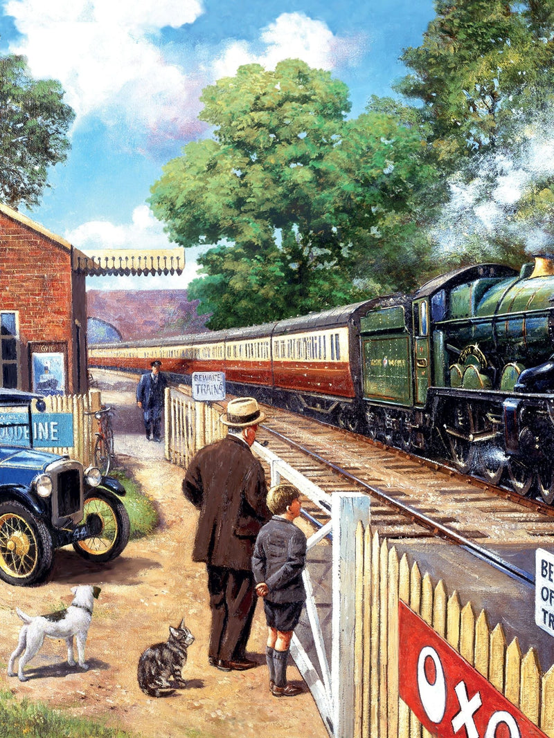 Kidikraft Nostalgia Collection Train Spotting 1000 piece puzzle - British product