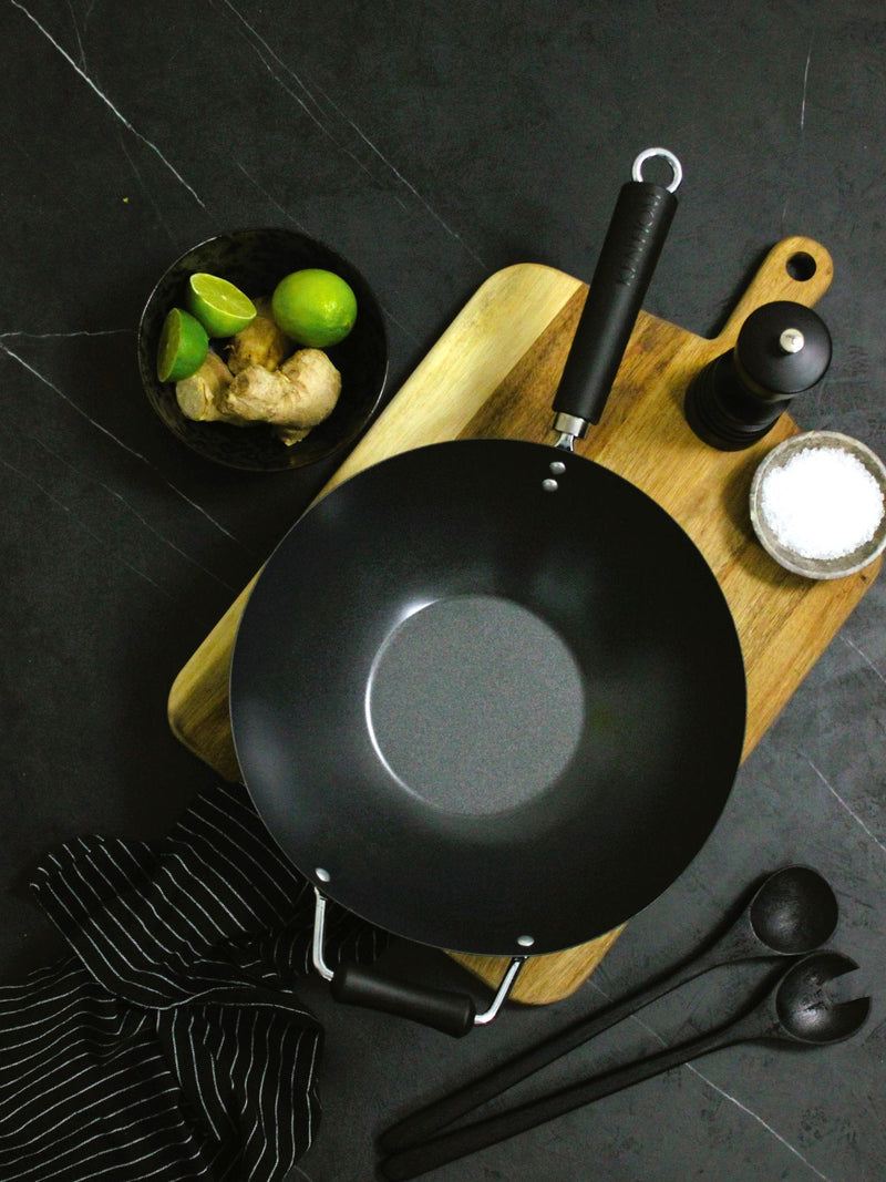 Ken Hom Black Excellence Non-Stick Wok 31cm, UK version