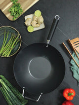 Next Ken Hom Black Excellence 35cm Non-Stick Wok- Buy online at McGrocer