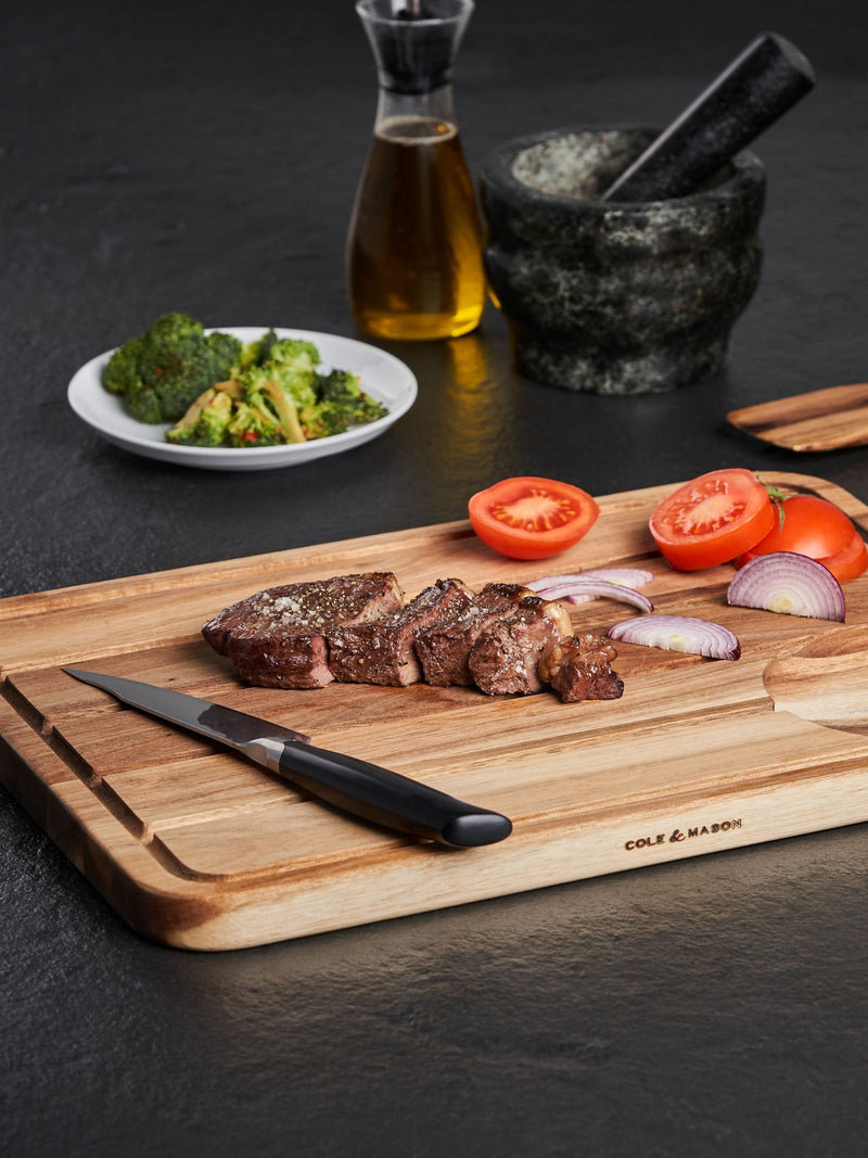 Cole & Mason Natural Berden Acacia Carving Board - British product