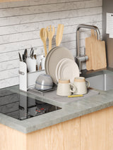 Next Umbra White Grey Sling Folding Dishrack- Buy online at McGrocer