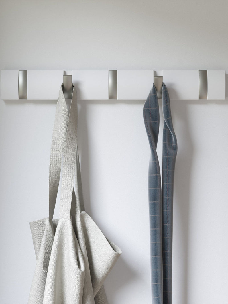 Umbra Flip 5 white coat hook 51cm, UK version