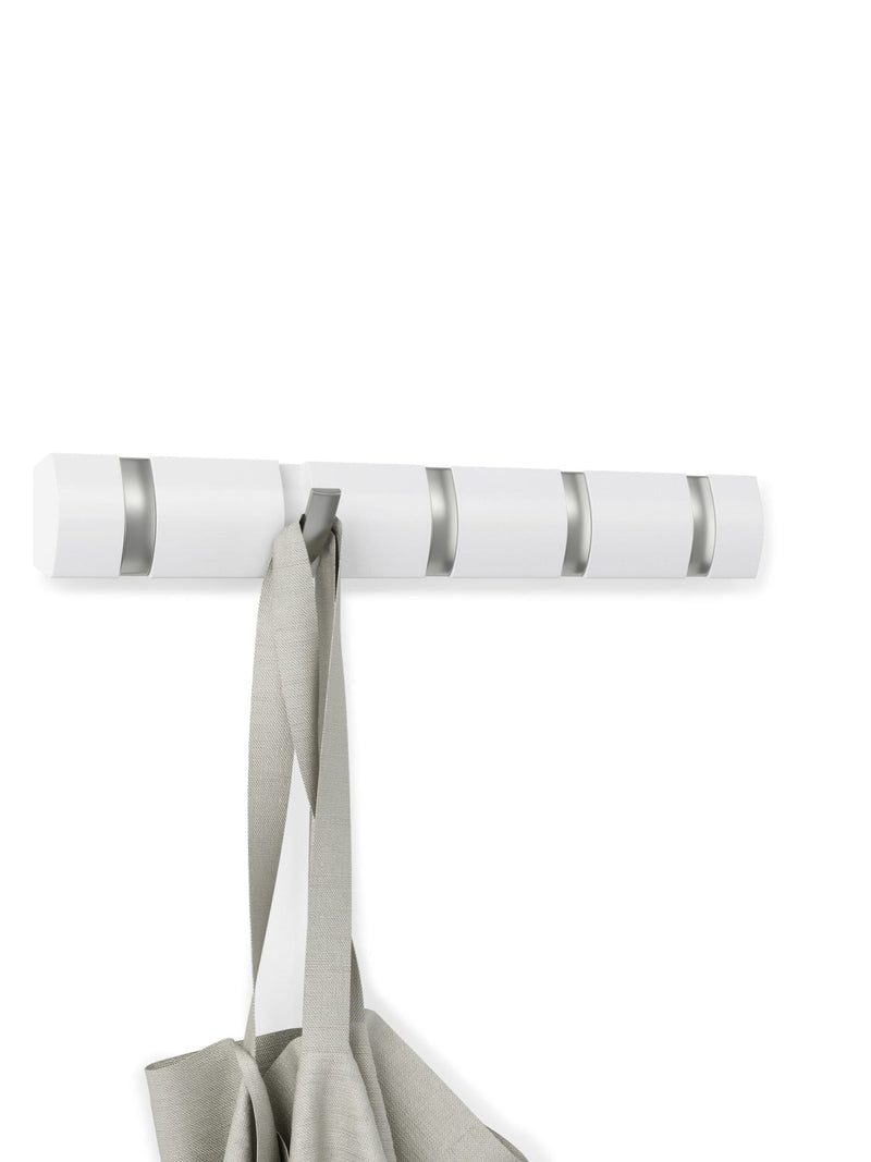 Umbra Flip 5 white coat hook 51cm, UK version