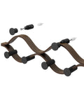 Umbra Montage 6 coat hook black walnut, imported from the UK