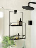 Umbra black Cubiko shower caddy 61cm (British brand)