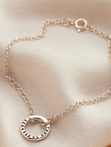 Next Posh Totty Designs Personalised Mini Message Bracelet Silver Bracelet- Buy online at McGrocer