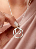 Posh Totty Designs mummy baby sterling silver necklace, imported from the UK