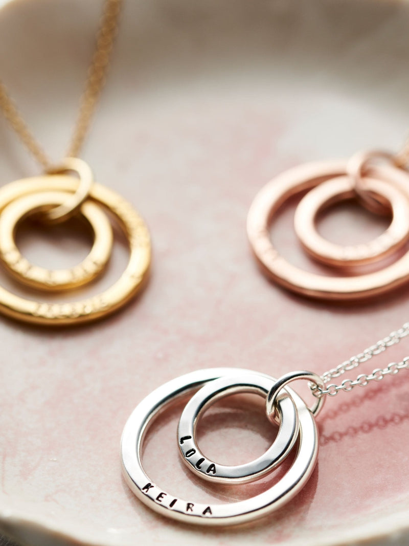 Posh Totty Designs mummy baby sterling silver necklace, imported from the UK