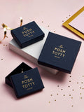 Posh Totty Designs Personalised Heart Open Ring, imported from the UK