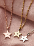 Posh Totty Designs Personalised Bright Star Necklace, imported from the UK