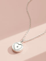 Next Posh Totty Designs Personalised Mini Sweetheart Necklace 9mm Sterling Silver Charm on 18 Chain- Buy online at McGrocer