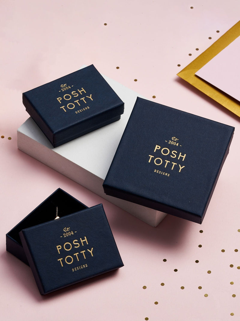 Posh Totty Designs Personalised Stacker Ring, imported from the UK