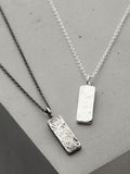 Posh Totty Designs Personalised Mens Tag Necklace with 20-inch chain, imported from the UK