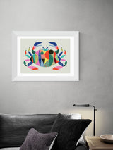 Next East End Prints White Crab Framed Art Print- Buy online at McGrocer
