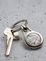Next Posh Totty Designs Personalised Vintage Map Keyring- Buy online at McGrocer