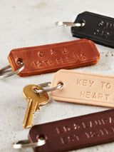 Next Posh Totty Designs Personalised Genuine Leather Keyring 7cm x 2.5cm- Buy online at McGrocer