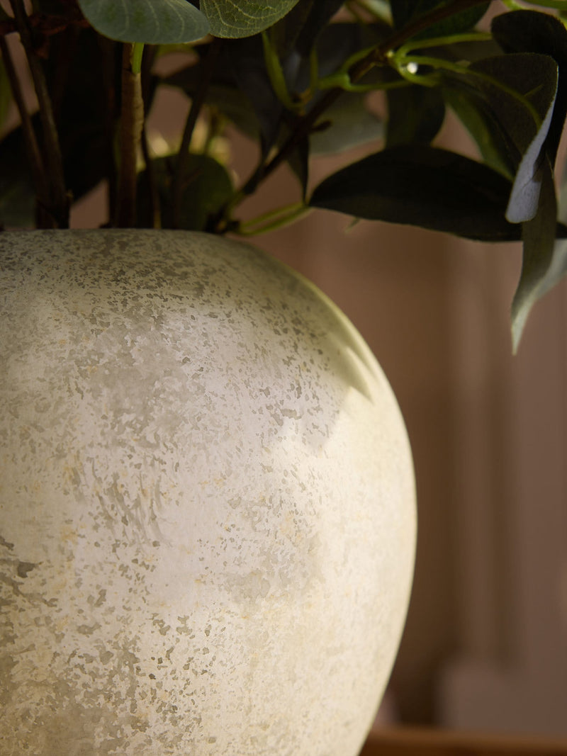 Green Artificial Foliage Arrangement in Lydford Vase