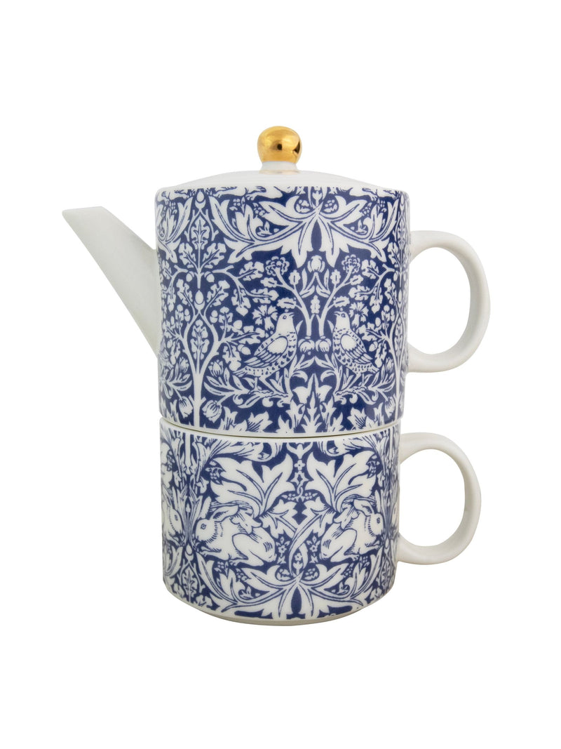 William Morris Blue Brother Rabbit Tea for One set, imported from the UK