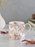 Victoria Eggs Deep Brown and Russet Autumn Garden Mugs 2 Pack