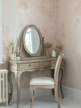 Next Willis & Gambier Oak Camille Wooden Gallery Mirror 65cm- Buy online at McGrocer