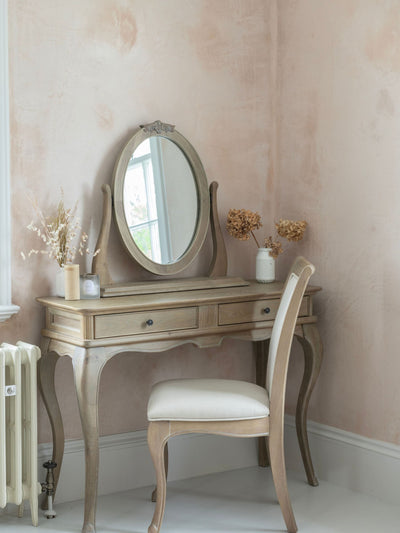 Next Willis & Gambier Oak Camille Wooden Gallery Mirror 65cm- Buy online at McGrocer