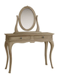 Willis & Gambier Oak Camille wooden gallery mirror 65cm (British brand)