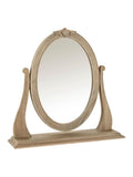 Willis & Gambier Oak Camille wooden gallery mirror 65cm (British brand)
