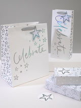 Next Hallmark White Celebration Gift Bag and Wrap Set- Buy online at McGrocer