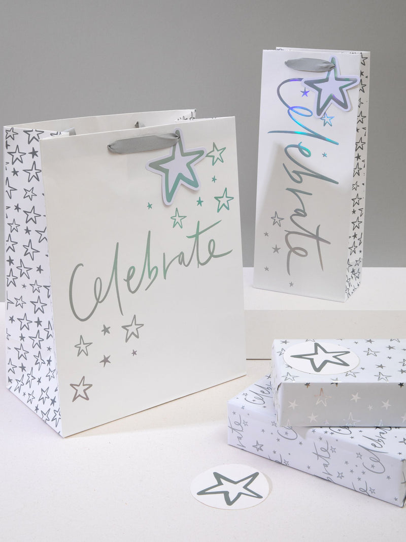 Hallmark White Celebration Gift Wrap Set, UK version