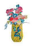 Hallmark 3D pop-up vibrant letterbox paper flowers, UK version
