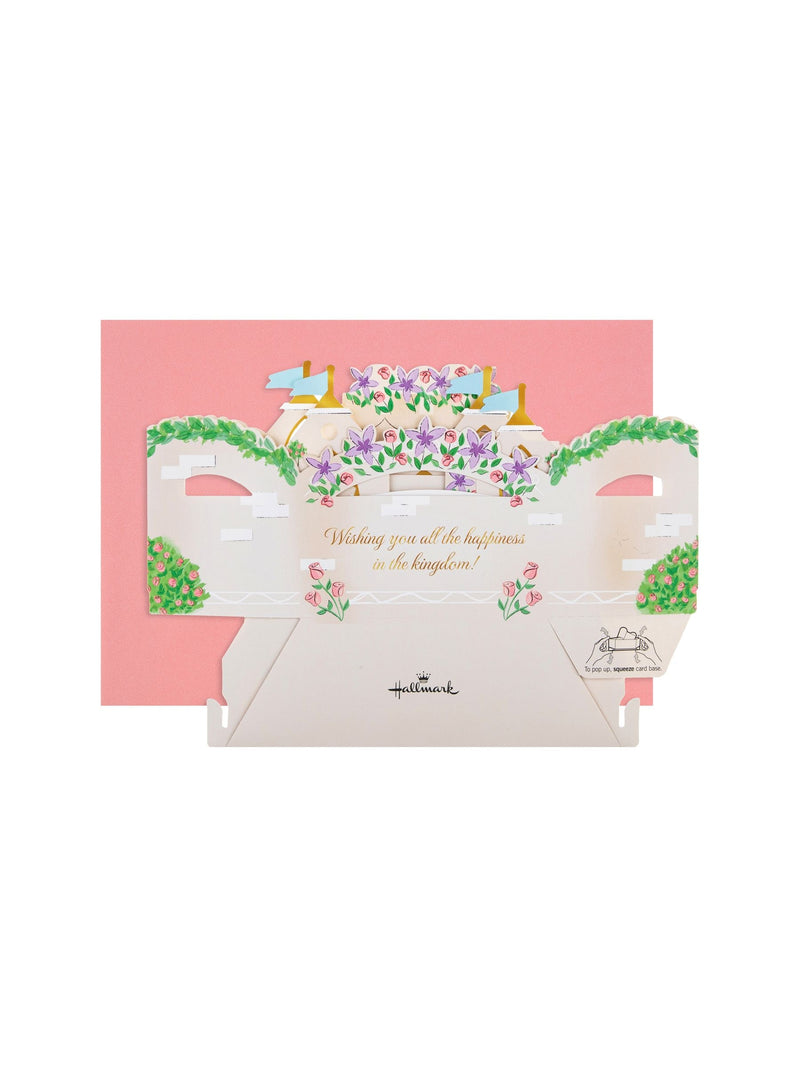 Hallmark 3D pop-up Disney Princesses birthday card measuring 22.8 cm by 15.9 cm, UK version