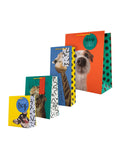 Hallmark funny animal designs gift bag set of 4, UK version