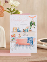 Next Hallmark Birthday Card for Sister Bath Illustration Greeting Card- Buy online at McGrocer