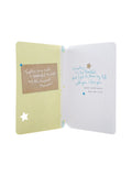 Hallmark blue birthday card for husband contemporary text design 22.8x15.9cm, UK version